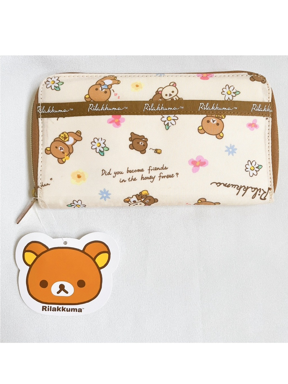 Brand New Rilakkuma OUT FOR A REST Series Long Wallet Card Case